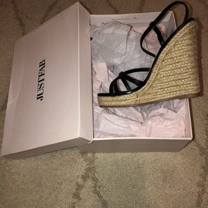 Just Fab Strappy Wedges - Never Worn , Size  7